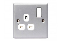 Masterplug Metal Clad Switched Socket 1-Gang 13A