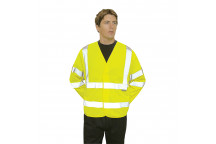 C473 Hi-Vis Two Band & Brace Jacket Yellow LXL