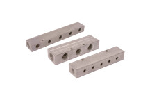 MANIFOLD 1/8\" BSP X 2 X M5METRIC 2X1ROW