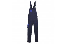 TX12 Portwest Texo Contrast Bib & Brace Navy Tall Large