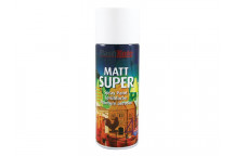 PlastiKote Super Spray Matt White RAL 9016 400ml