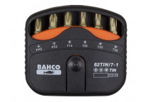 Bahco 62TIN/7-1 TiN Bit Set, 7 Piece