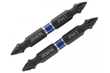 IRWIN Impact Double-Ended Screwdriver Bits Phillips PH1 60mm (Pack 10)