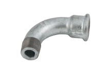 EE-1\" MXF BSPTXBSPP 90 BEND (GALVANISED)