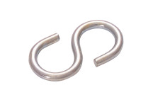 6X60MM \'S\' HOOK ZINC PLATED
