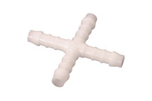 12MM ID EQUAL CROSS PUSH-ON WHITE