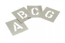 Stencils Set of Zinc Stencils - Letters 3in