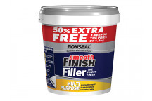 Ronseal Smooth Finish Multipurpose Wall Filler Ready Mixed 1.2kg +50%