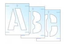 Scan Letter Stencil Kit 300mm