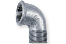 1/8 BSP M/F GALV ELBOW