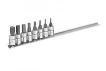 Expert Socket Set of 8 Hex Bit 1/4in Drive