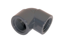 1\" BSP FEMALE EQUAL 90DEG PVC