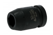 Teng Impact Socket Hexagon 6-Point 1/2in Drive 12mm