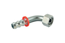 M14 x 1.5 Metric Female Light Series x Hose Tail 90? Elbow