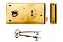 Yale Locks P401 Rim Lock Grey Finish 138 x 76mm Visi