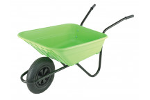 Walsall 90L Lime Polypropylene Wheelbarrows