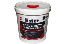 Lister Heavy Duty Textured Wipes Jumbo Bucket of 600