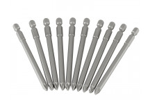 Stanley Tools Pozidriv Power Bits PZ2 x 100mm (Box 10)