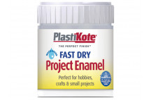 PlastiKote Fast Dry Enamel Paint B35 Bottle Chrome 59ml