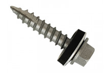 TechFast Metal Roofing to Timber Hex Screw T17 Gash Point 6.3 x 100mm Box 100