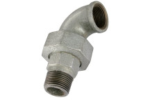 1\" BSP/T M/F T/SEAT 90DEG GALVANISED GF98G