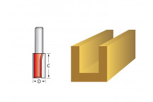 Faithfull Router Bit TCT Two Flute 12.7 x 25mm 1/4in Shank