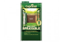 Cuprinol One Coat Sprayable Fence Treatment Harvest Brown 5 litre