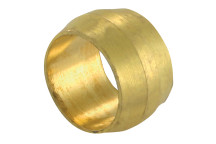 1/4\" OD BRASS COMPRESSION RING