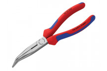 Knipex Bent Snipe Nose Side Cutting Pliers Multi-Component Grip 200mm (8in)