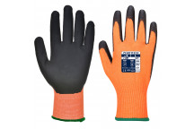 A625 Vis-Tex Cut Resistant Glove - PU Orange/Black Large
