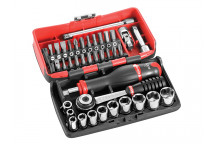 Facom R2NANO Socket Set of 38 Metric 1/4in Drive