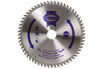 Faithfull TCT Cross Cut Mitre Saw Blade 216 x 30mm x 60T NEG