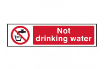 Scan Not Drinking Water - PVC 200 x 50mm