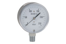 1/4\"BSPT 63MM CAPSULE GAUGE 0-100MBR