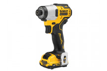 DEWALT DCF801D2 XR Brushless Sub-Compact Impact Driver 12V 2 x 2.0Ah Li-ion