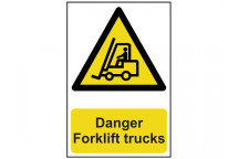 Scan Danger Forklift Trucks - PVC 200 x 300mm