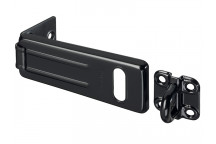 Master Lock Wrought Steel Hasp Matt Black 115mm