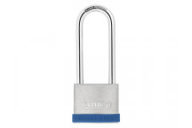 ABUS Mechanical 50mm Silver Rock 5 Padlock Long Shackle 80mm