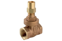 1\" BSPT FXF BZ GATE VALVE LOCKSHIELD