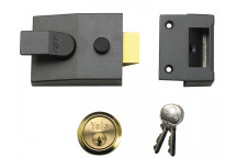 Yale Locks 91 Basic Nightlatch 60mm Backset DMG Finish Box