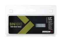 Arrow BN1810 Brad Nails 15mm Pack 1000