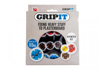 Gripit Plasterboard Fixings Assorted Kit, 32 Piece