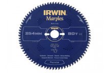 IRWIN Marples Mitre Circular Saw Blade 254 x 30mm x 80T HI-ATB/Neg