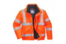 Large Hi-Vis Bomber Jacket Orange ref: S463