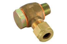 1/8\" BSPP Male x mm OD Single Banjo Coupling