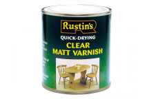 Rustins Quick Dry Varnish Matt Clear 500ml