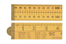 R.S.T. Wooden 4 Fold Rule 1m / 39in (Loose)