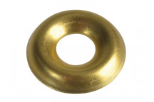 ForgeFix Screw Cup Washers Solid Brass Polished No.6 Bag 200