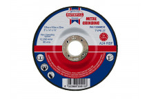 Faithfull Depressed Centre Metal Grinding Disc 125 x 6.5 x 22.23mm
