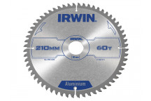 IRWIN Professional Aluminium Circular Saw Blade 210 x 30mm x 60T TCG